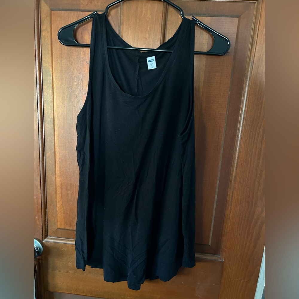Relaxed fit flowy muscle tank top